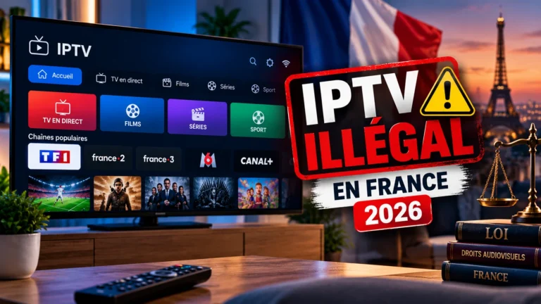IPTV illégal en France en 2026