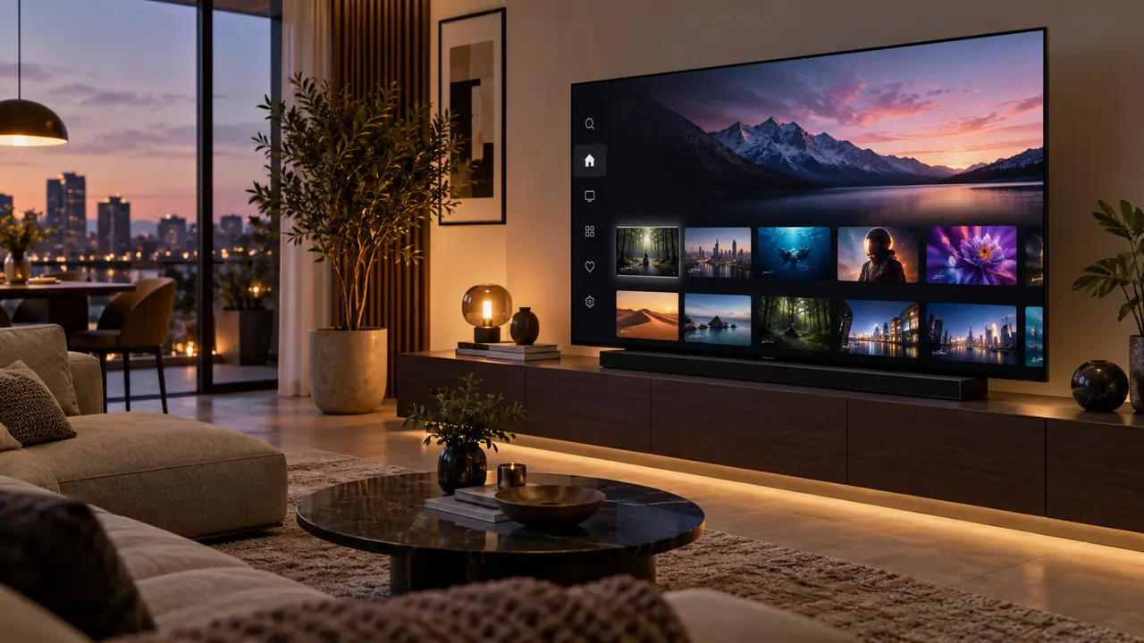 IPTV LG TV sur téléviseur webOS moderne